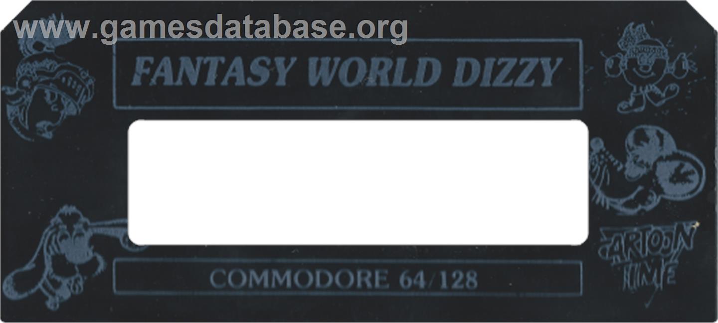Fantasy World Dizzy - Commodore 64 - Artwork - Cartridge Top