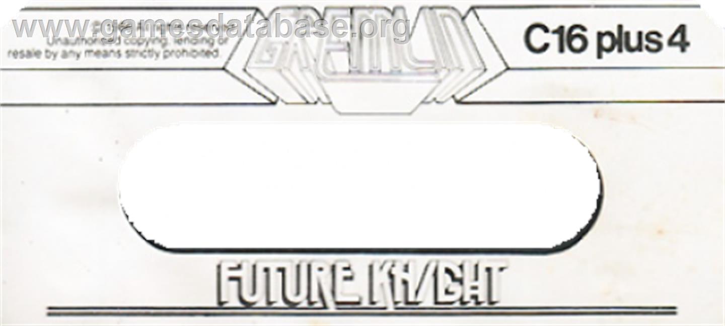 Future Knight - Commodore 64 - Artwork - Cartridge Top
