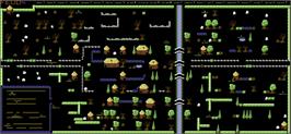 Game map for Feud on the MSX 2.