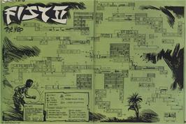 Game map for Fist II: The Legend Continues on the Sinclair ZX Spectrum.