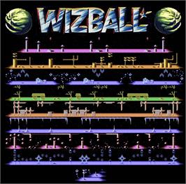 Game map for Wizball on the Sinclair ZX Spectrum.