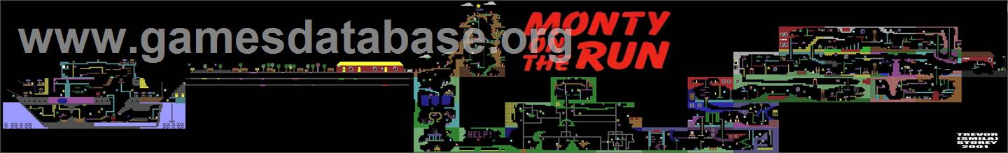 Monty on the Run - Commodore 64 - Artwork - Map