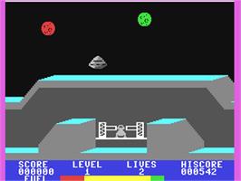 In game image of 1985: The Day After on the Commodore 64.