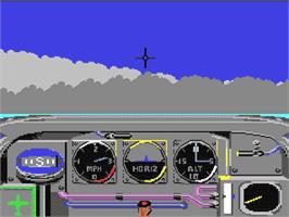 In game image of Ace of Aces on the Commodore 64.