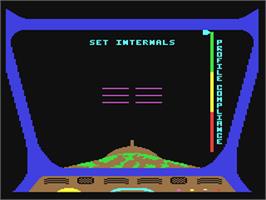 In game image of Aliens: The Computer Game on the Commodore 64.