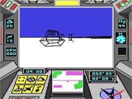 In game image of Arcticfox on the Commodore 64.