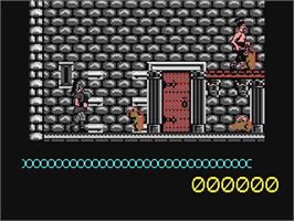 In game image of Artura on the Commodore 64.