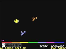 In game image of Batalyx on the Commodore 64.