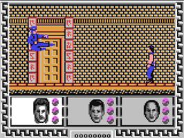 In game image of Big Trouble in Little China on the Commodore 64.