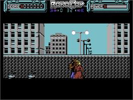 In game image of Blaze Out on the Commodore 64.