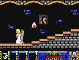 In game image of Blinky's Scary School on the Commodore 64.