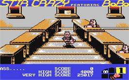 In game image of BoBo on the Commodore 64.