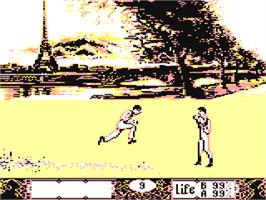 In game image of Bob Winner on the Commodore 64.