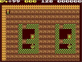 In game image of Boulder Dash Construction Kit on the Commodore 64.