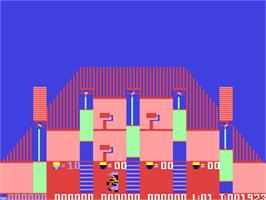 In game image of Bristles on the Commodore 64.