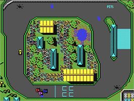 In game image of Carnage on the Commodore 64.