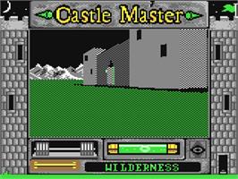 In game image of Castle Master on the Commodore 64.