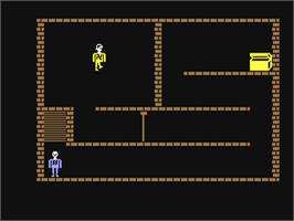 In game image of Castle Wolfenstein on the Commodore 64.