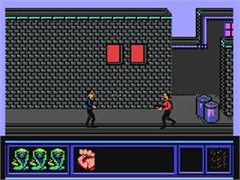 In game image of Cobra on the Commodore 64.