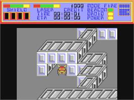 In game image of Colony on the Commodore 64.