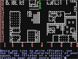 In game image of Computer Ambush on the Commodore 64.