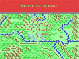 In game image of Conflict in Vietnam on the Commodore 64.