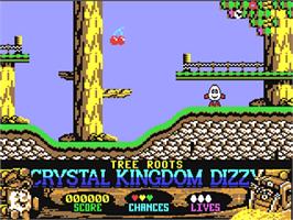 In game image of Crystal Kingdom Dizzy on the Commodore 64.