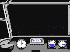 In game image of Dam Busters on the Commodore 64.