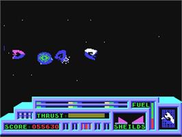 In game image of Death or Glory on the Commodore 64.