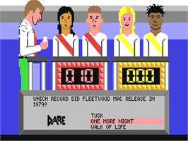 In game image of Double Dare on the Commodore 64.