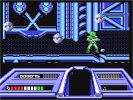In game image of Dream Warrior on the Commodore 64.