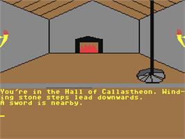 In game image of Empire of Karn on the Commodore 64.