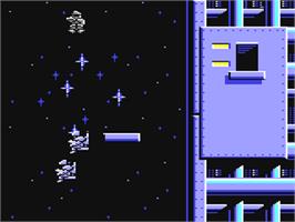 In game image of Falcon: The Renegade Lord on the Commodore 64.