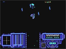 In game image of Firefly on the Commodore 64.