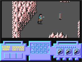 In game image of G.U.T.Z. on the Commodore 64.