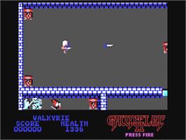 In game image of Gauntlet II on the Commodore 64.