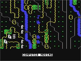 In game image of Gettysburg: The Turning Point on the Commodore 64.