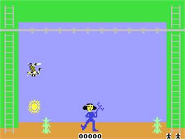 In game image of Greenhouse on the Commodore 64.