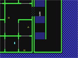 In game image of Halls of the Things on the Commodore 64.