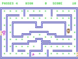 In game image of Hungry Horace on the Commodore 64.