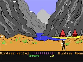 In game image of Kane on the Commodore 64.