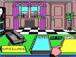 In game image of Killed Until Dead on the Commodore 64.