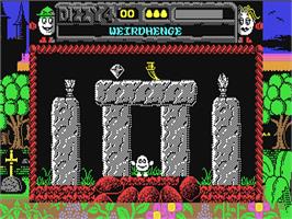 In game image of Magicland Dizzy on the Commodore 64.