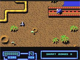 In game image of Marauder on the Commodore 64.