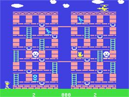 In game image of Memory Manor on the Commodore 64.