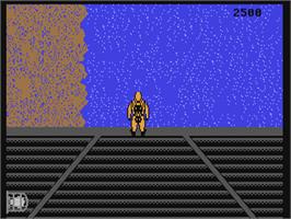 In game image of Navy Seal on the Commodore 64.