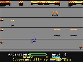 In game image of Pastfinder on the Commodore 64.