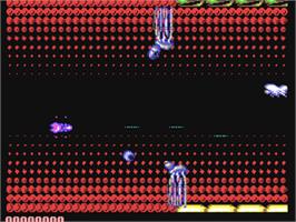 In game image of Phobia on the Commodore 64.