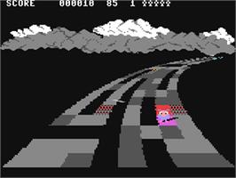 In game image of Rainbow Walker on the Commodore 64.