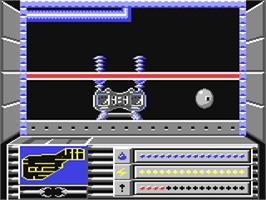 In game image of Rasterscan on the Commodore 64.